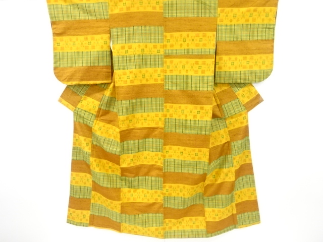 JAPANESE KIMONO / UNUSED TSUMUGI